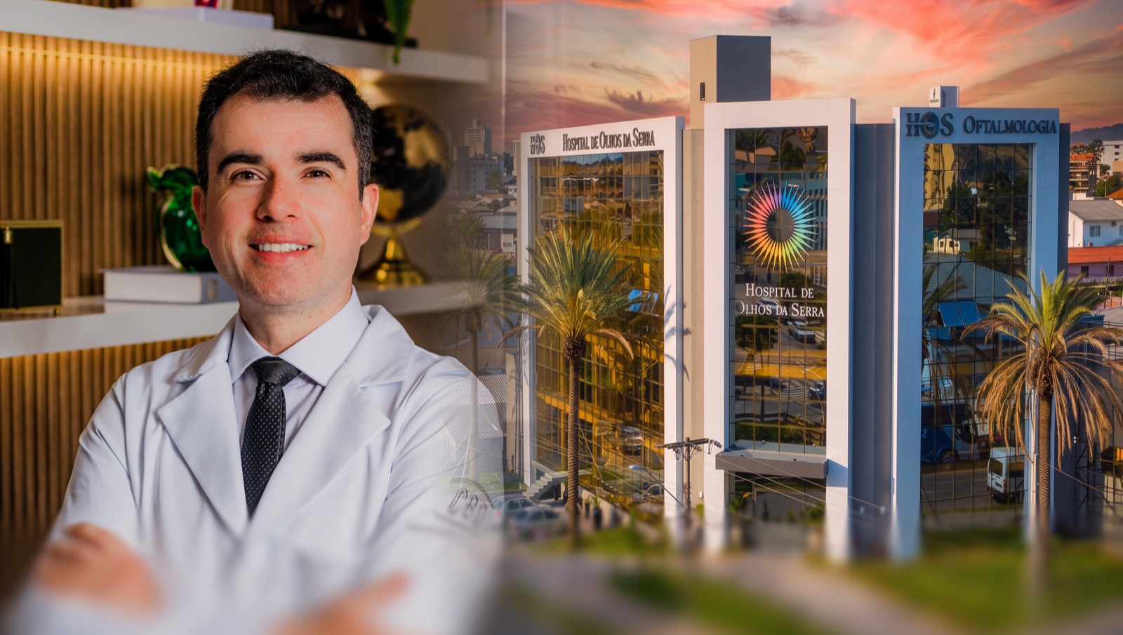 Dr. Leonardo Donida e o Hospital de Olhos da Serra